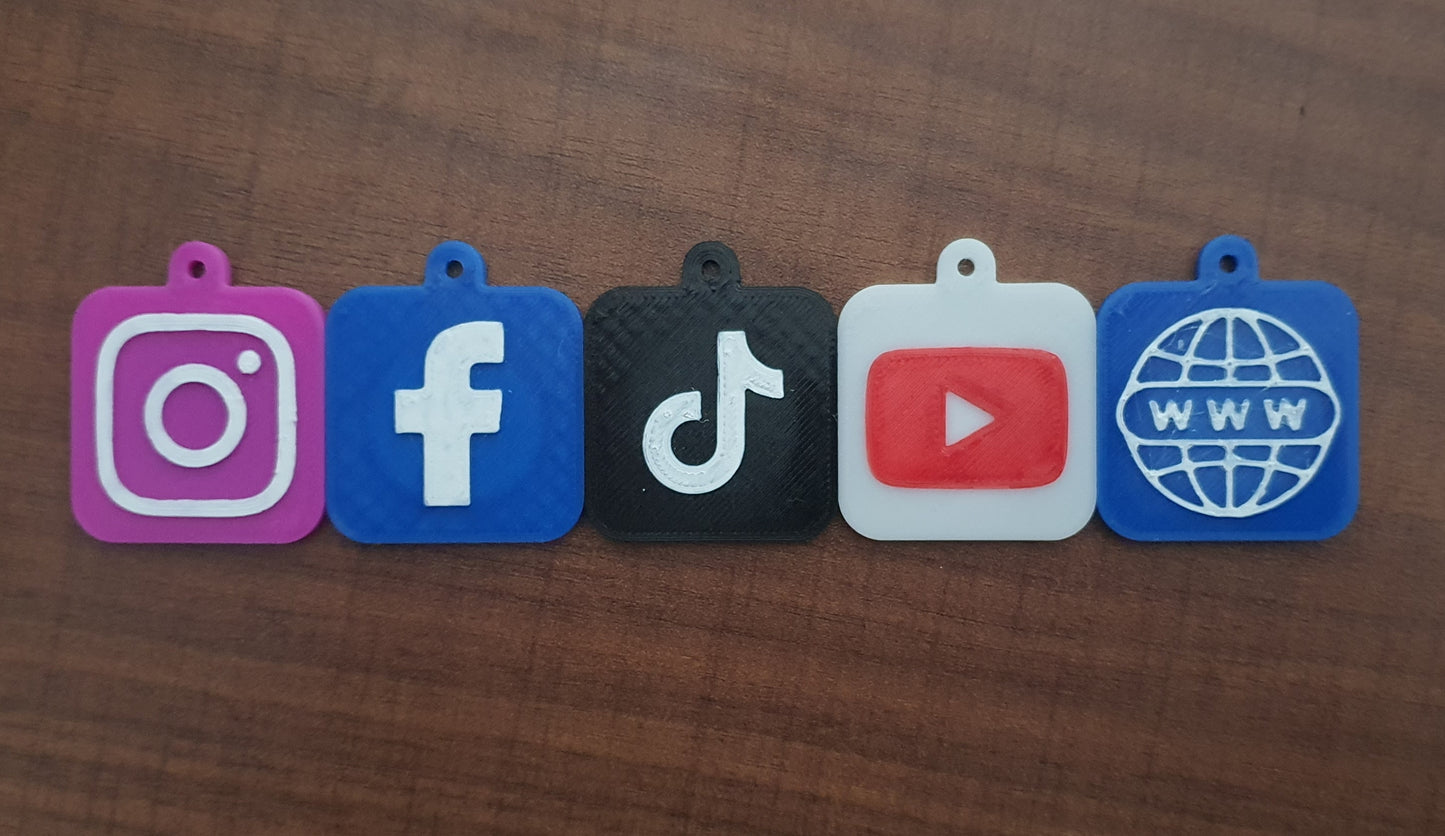 Μπρελόκ με NFC 3D print