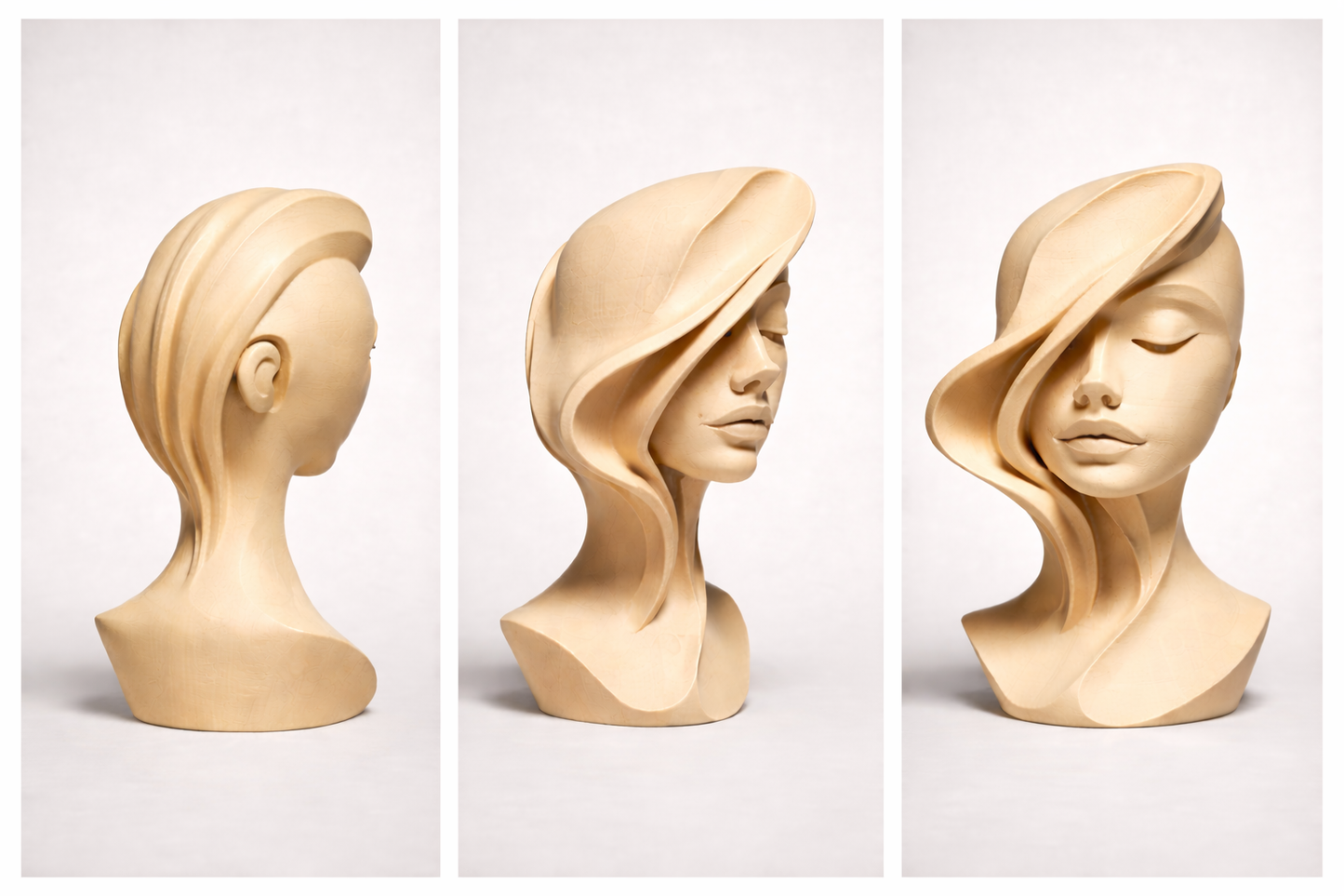 Διακοσμητικό γλυπτό-γυναικείο πρόσωπο