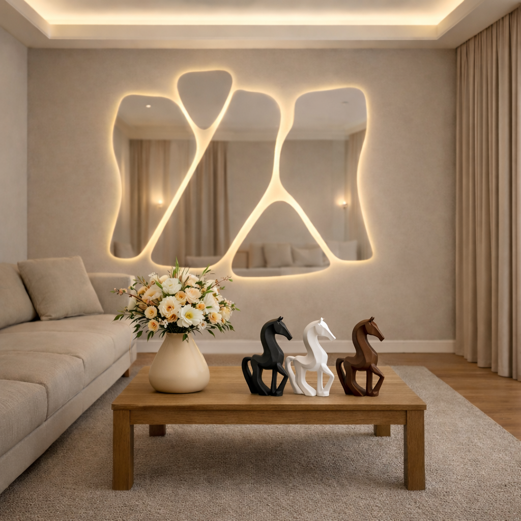 Σύνολο καθρεφτών φωτιζόμενοι