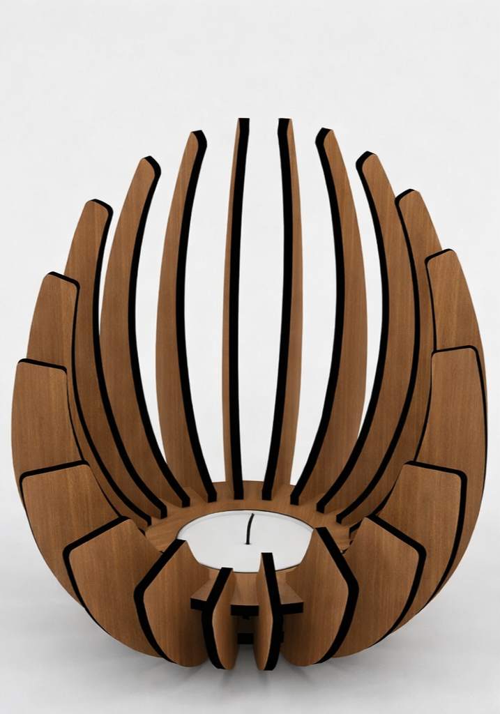 Ξύλινο κηροπήγιο