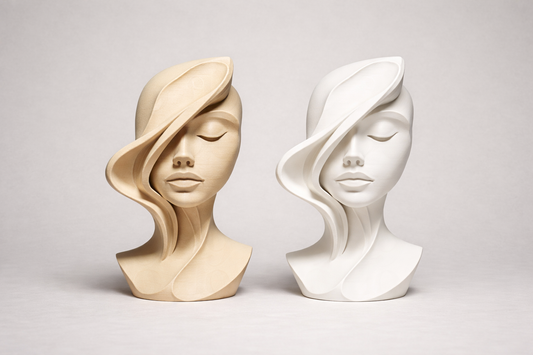 Διακοσμητικό γλυπτό-γυναικείο πρόσωπο