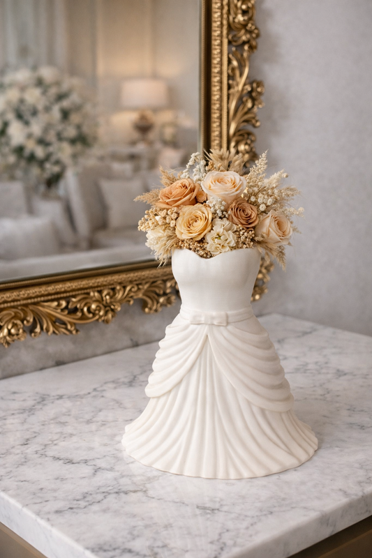 Νυφικό διακοσμητικό βάζο