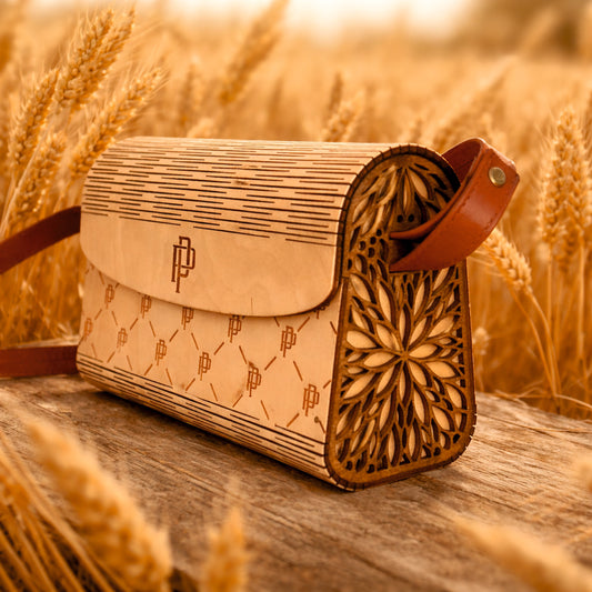 ΞΥΛΙΝΗ ΤΣΑΝΤΑ ΜΕ ΑΝΑΓΛΥΦΑ ΠΛΑΪΝΑ